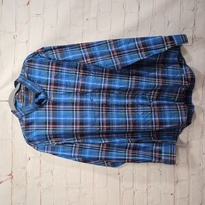 Nordstrom Smartcare Wrinkle Free Cotton Traditional Fit Dress Shirt Mens Size XL